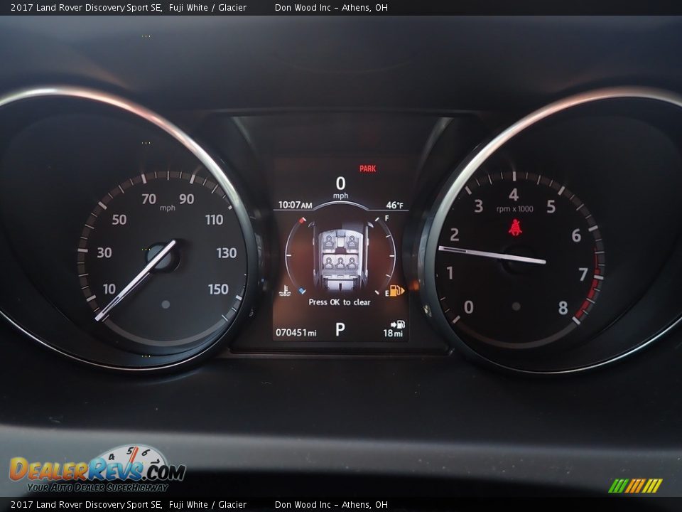 2017 Land Rover Discovery Sport SE Fuji White / Glacier Photo #30