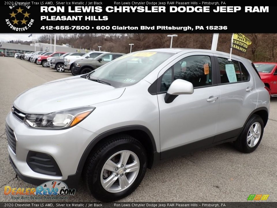 2020 Chevrolet Trax LS AWD Silver Ice Metallic / Jet Black Photo #1