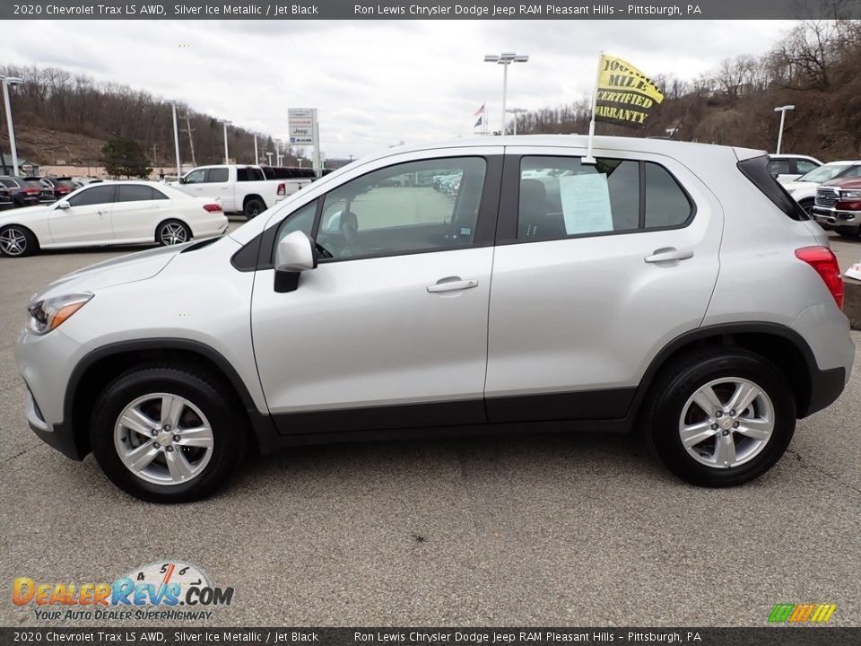 2020 Chevrolet Trax LS AWD Silver Ice Metallic / Jet Black Photo #2