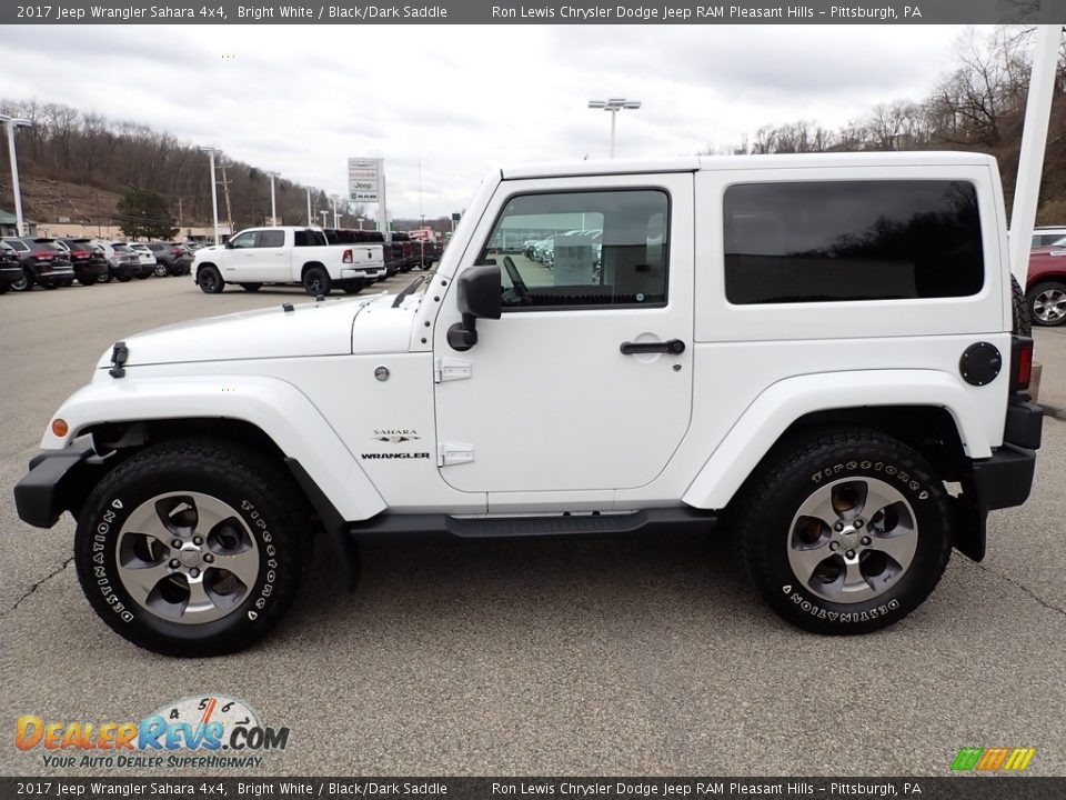 Bright White 2017 Jeep Wrangler Sahara 4x4 Photo #2