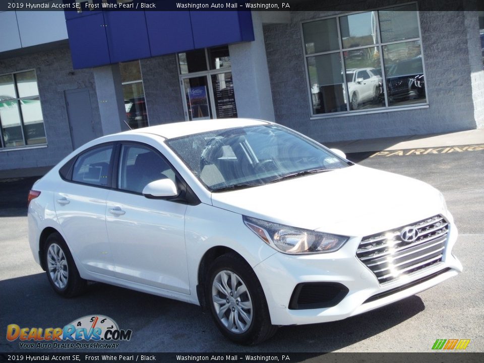 2019 Hyundai Accent SE Frost White Pearl / Black Photo #1