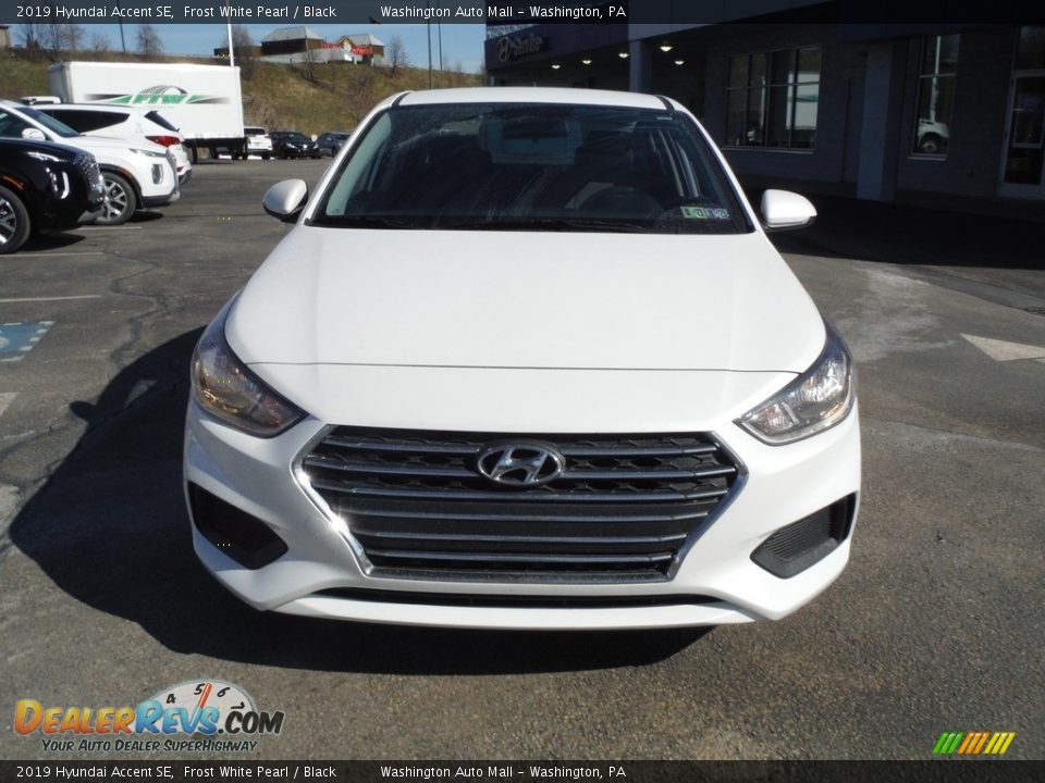 2019 Hyundai Accent SE Frost White Pearl / Black Photo #4