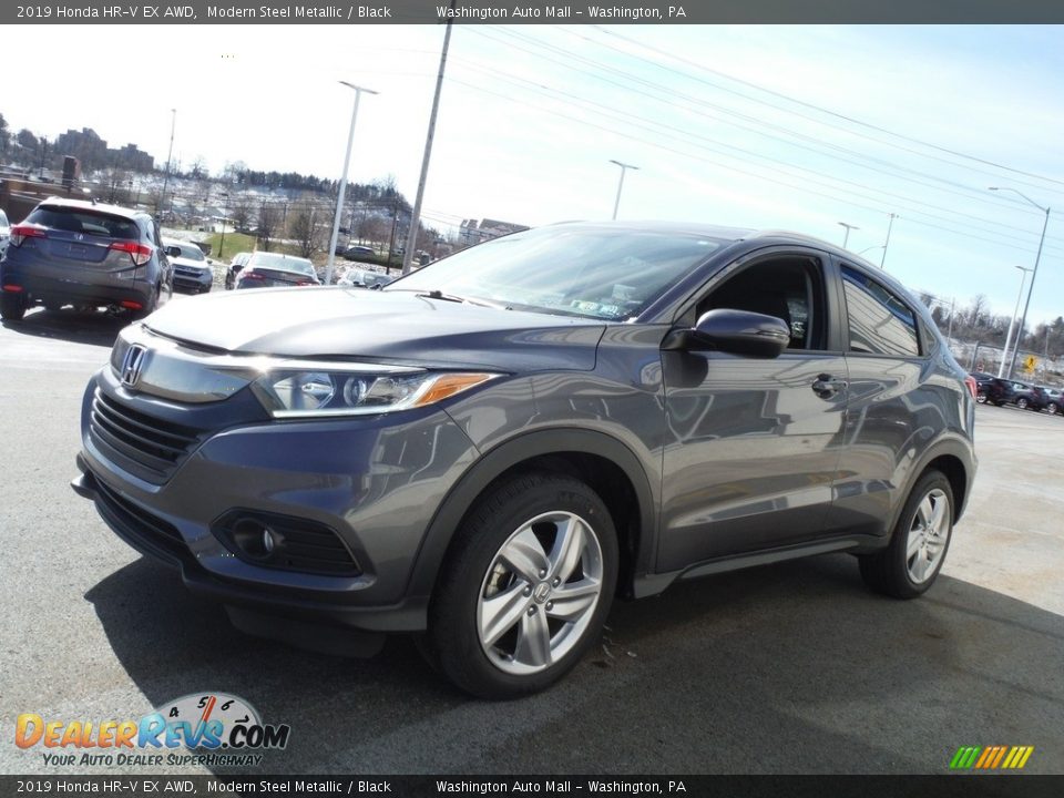 2019 Honda HR-V EX AWD Modern Steel Metallic / Black Photo #6