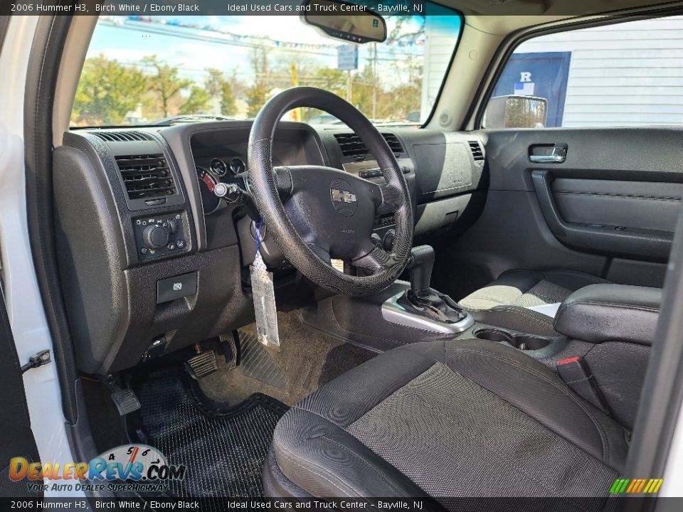 2006 Hummer H3 Birch White / Ebony Black Photo #5