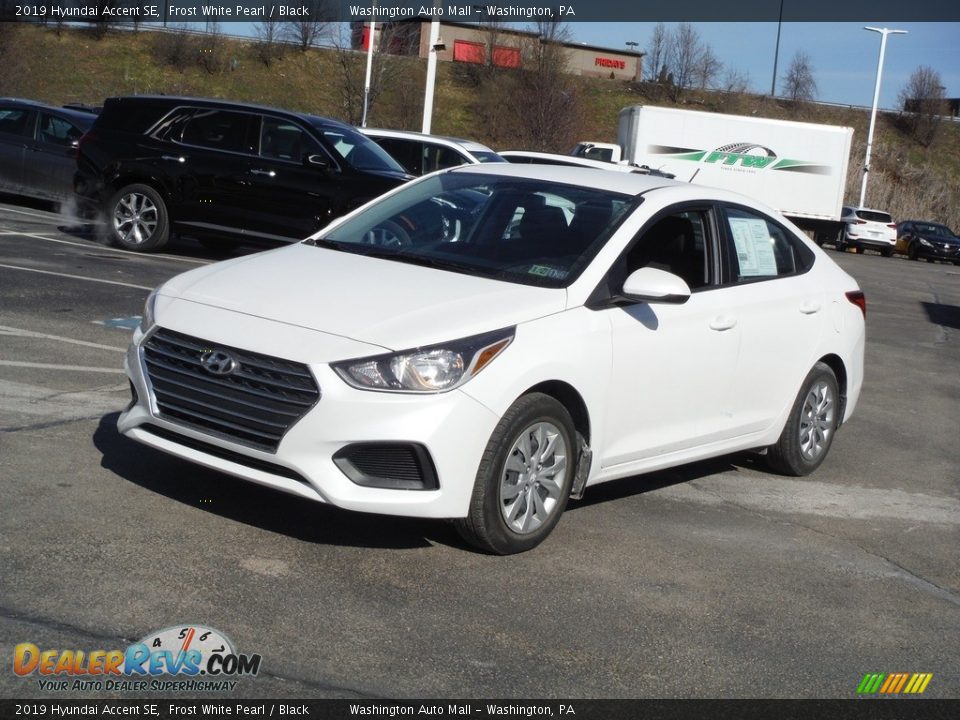 2019 Hyundai Accent SE Frost White Pearl / Black Photo #5