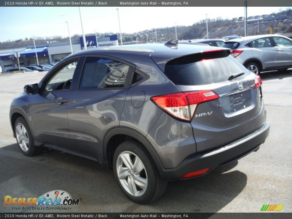 2019 Honda HR-V EX AWD Modern Steel Metallic / Black Photo #7