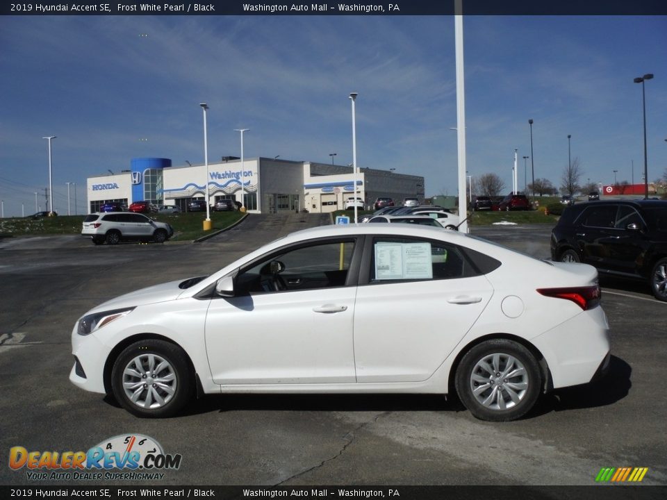 2019 Hyundai Accent SE Frost White Pearl / Black Photo #6