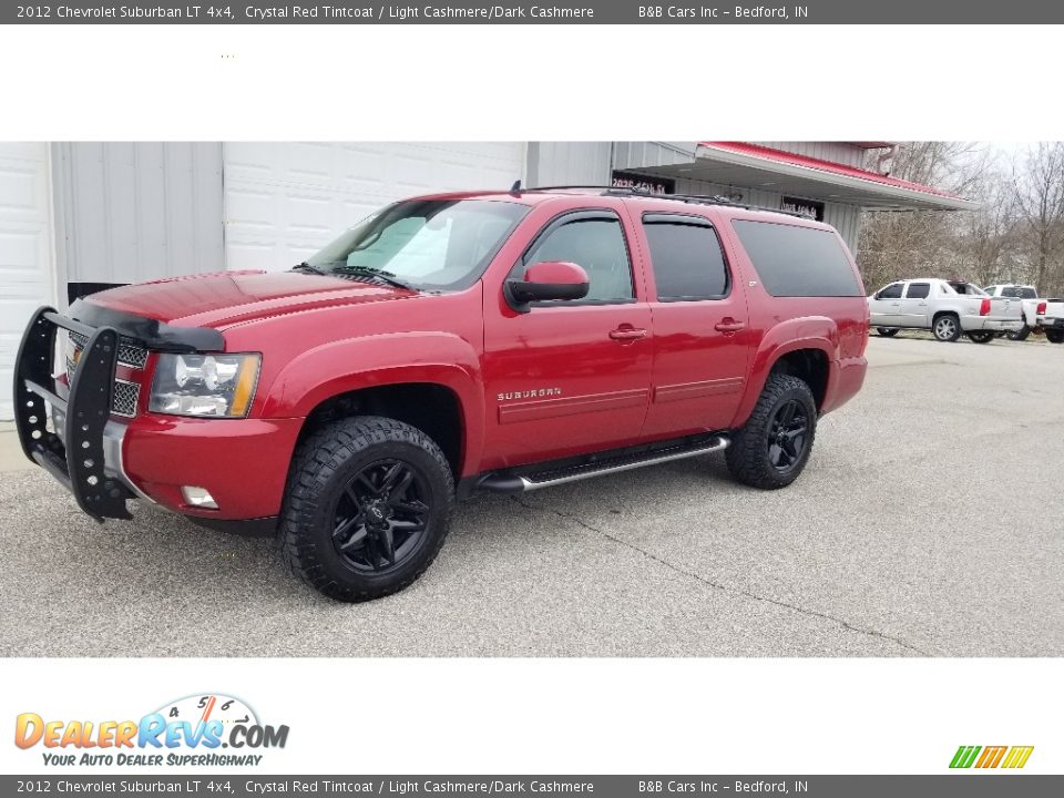 2012 Chevrolet Suburban LT 4x4 Crystal Red Tintcoat / Light Cashmere/Dark Cashmere Photo #1