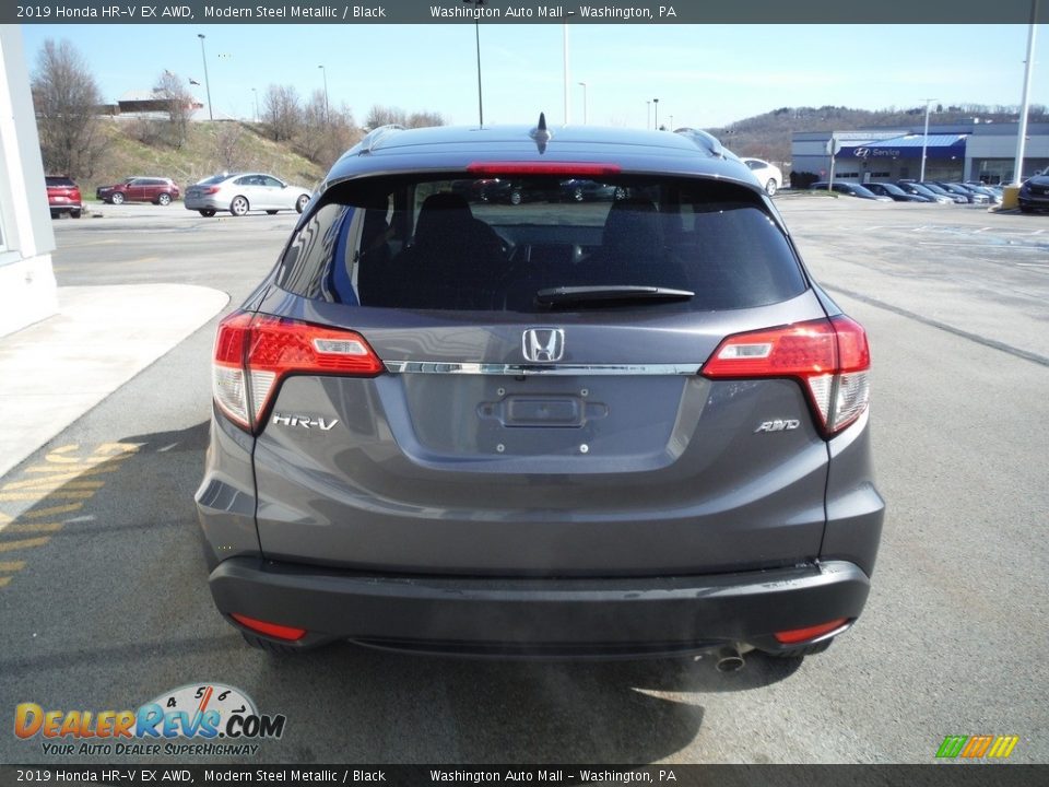 2019 Honda HR-V EX AWD Modern Steel Metallic / Black Photo #8