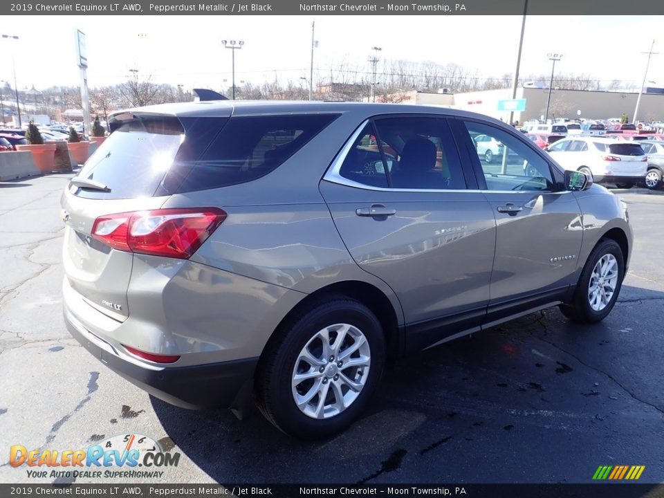 2019 Chevrolet Equinox LT AWD Pepperdust Metallic / Jet Black Photo #9