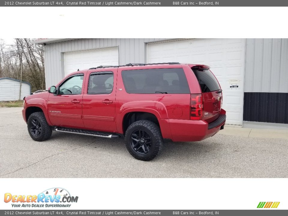 2012 Chevrolet Suburban LT 4x4 Crystal Red Tintcoat / Light Cashmere/Dark Cashmere Photo #3