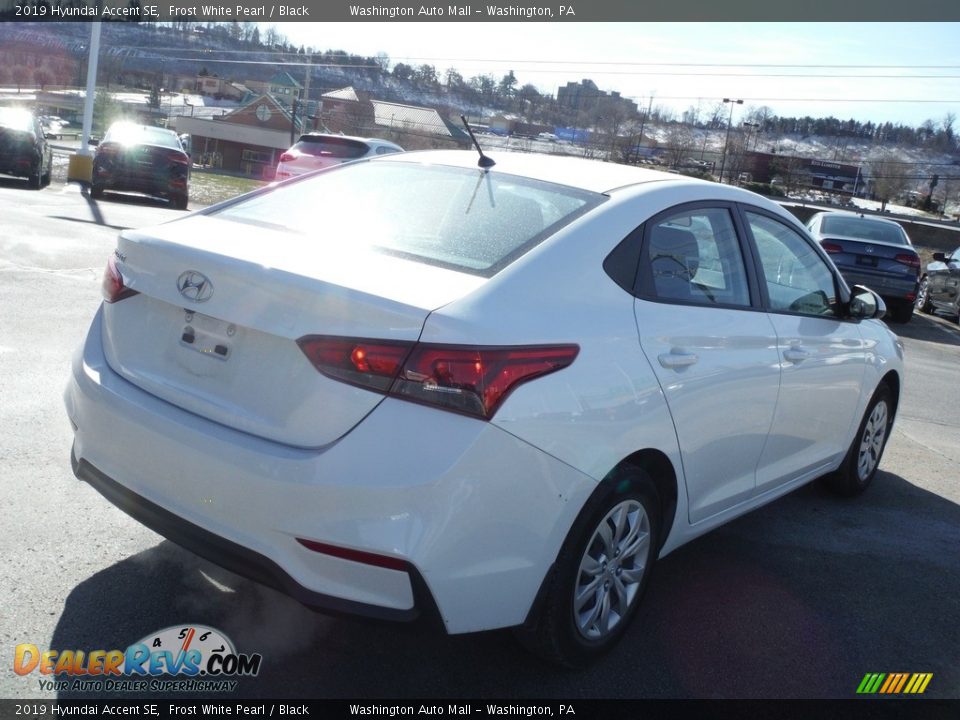 2019 Hyundai Accent SE Frost White Pearl / Black Photo #9