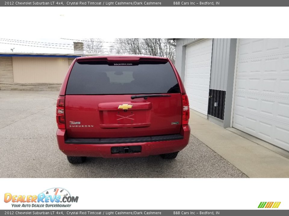 2012 Chevrolet Suburban LT 4x4 Crystal Red Tintcoat / Light Cashmere/Dark Cashmere Photo #4