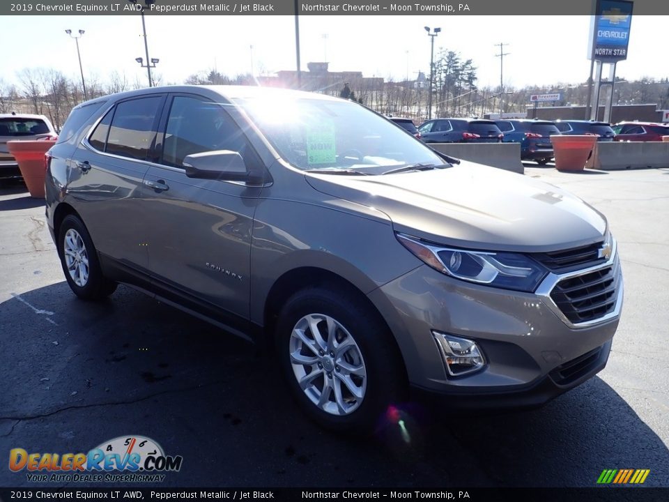 2019 Chevrolet Equinox LT AWD Pepperdust Metallic / Jet Black Photo #11