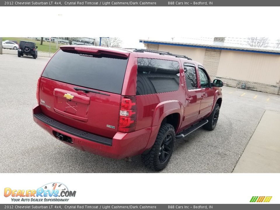 2012 Chevrolet Suburban LT 4x4 Crystal Red Tintcoat / Light Cashmere/Dark Cashmere Photo #5