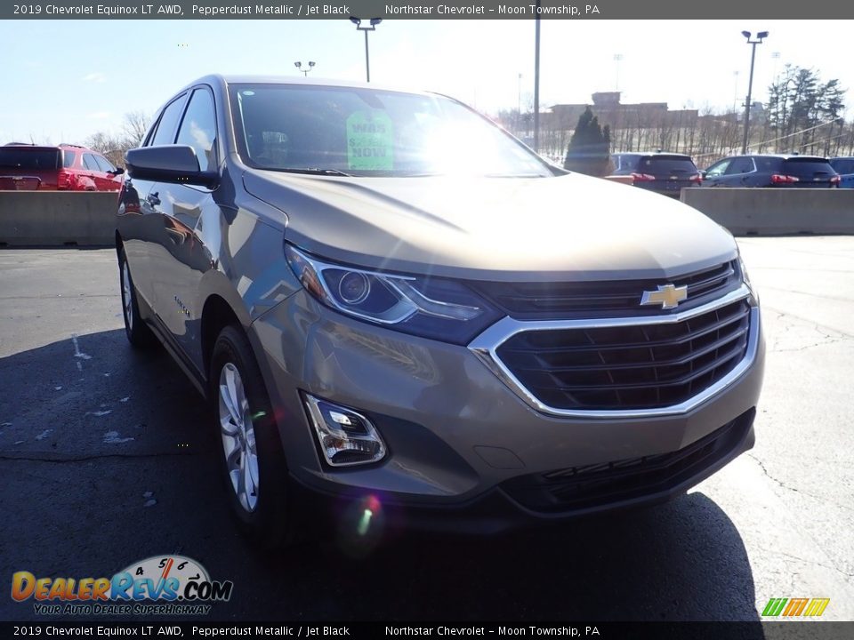 2019 Chevrolet Equinox LT AWD Pepperdust Metallic / Jet Black Photo #12