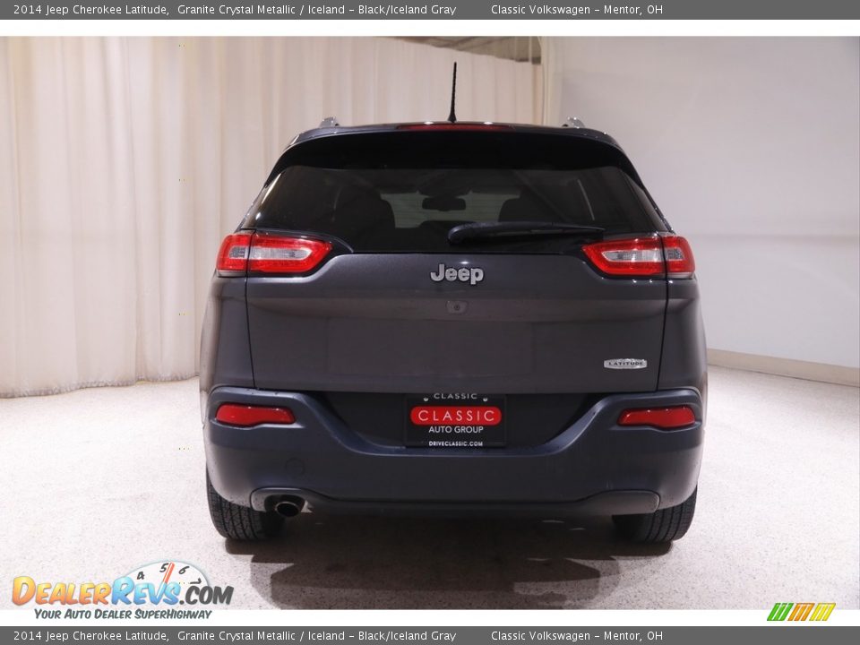 2014 Jeep Cherokee Latitude Granite Crystal Metallic / Iceland - Black/Iceland Gray Photo #18