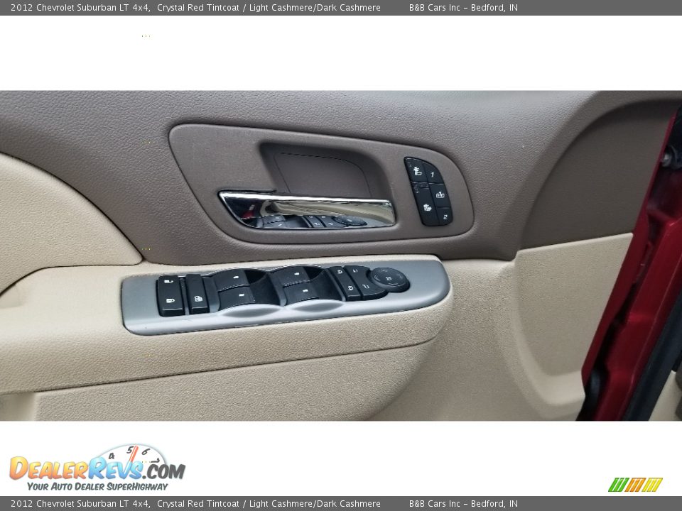 2012 Chevrolet Suburban LT 4x4 Crystal Red Tintcoat / Light Cashmere/Dark Cashmere Photo #13