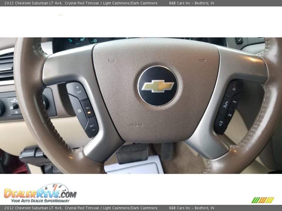 2012 Chevrolet Suburban LT 4x4 Crystal Red Tintcoat / Light Cashmere/Dark Cashmere Photo #16