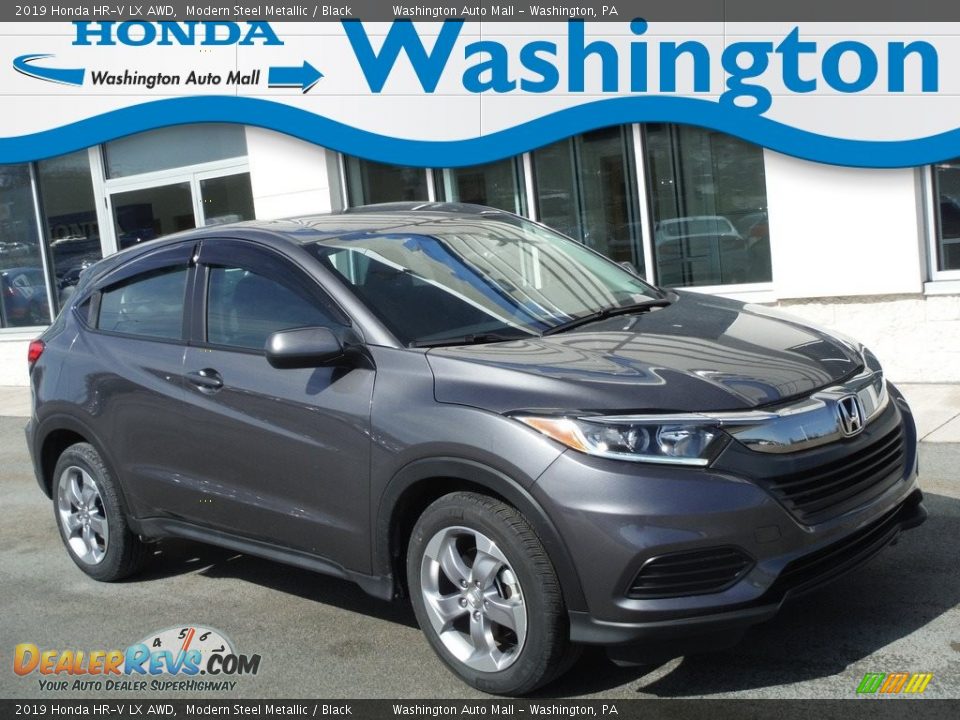 2019 Honda HR-V LX AWD Modern Steel Metallic / Black Photo #1