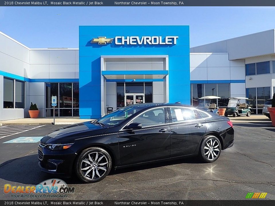 2018 Chevrolet Malibu LT Mosaic Black Metallic / Jet Black Photo #1