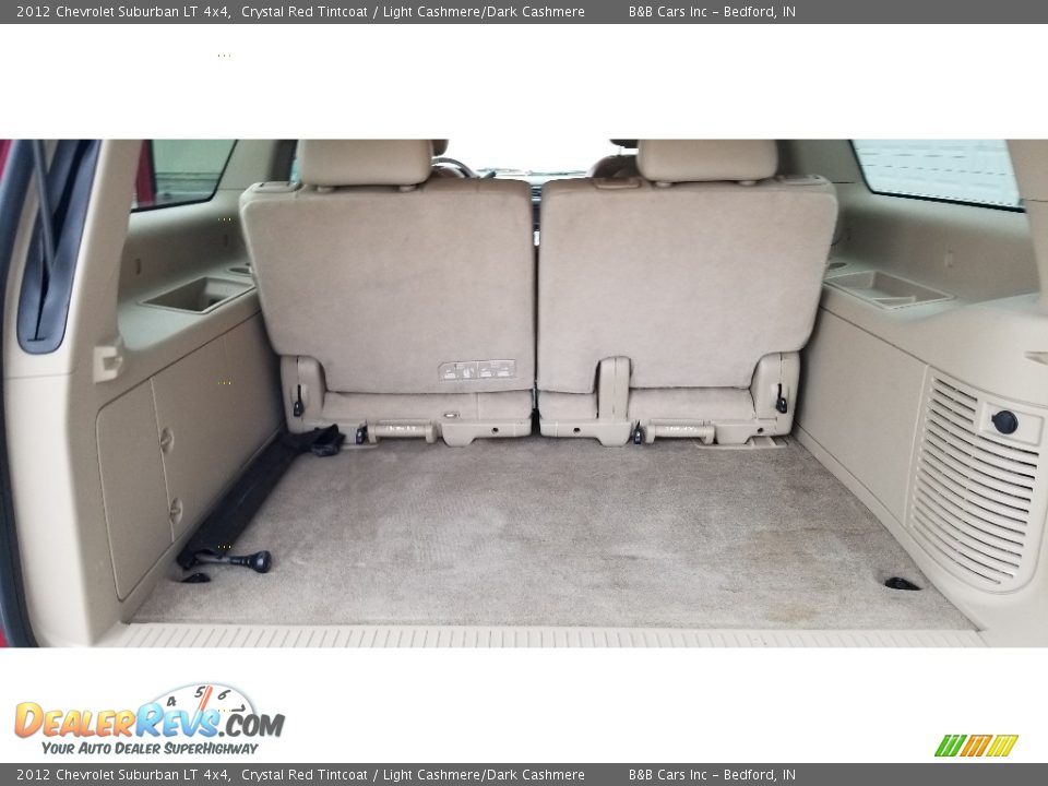 2012 Chevrolet Suburban LT 4x4 Crystal Red Tintcoat / Light Cashmere/Dark Cashmere Photo #25