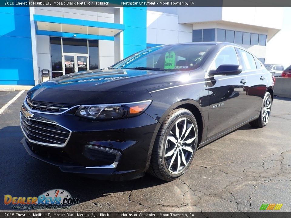 2018 Chevrolet Malibu LT Mosaic Black Metallic / Jet Black Photo #2