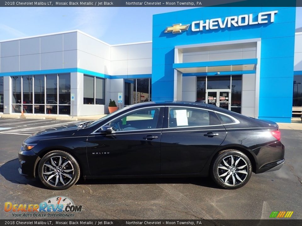 2018 Chevrolet Malibu LT Mosaic Black Metallic / Jet Black Photo #3