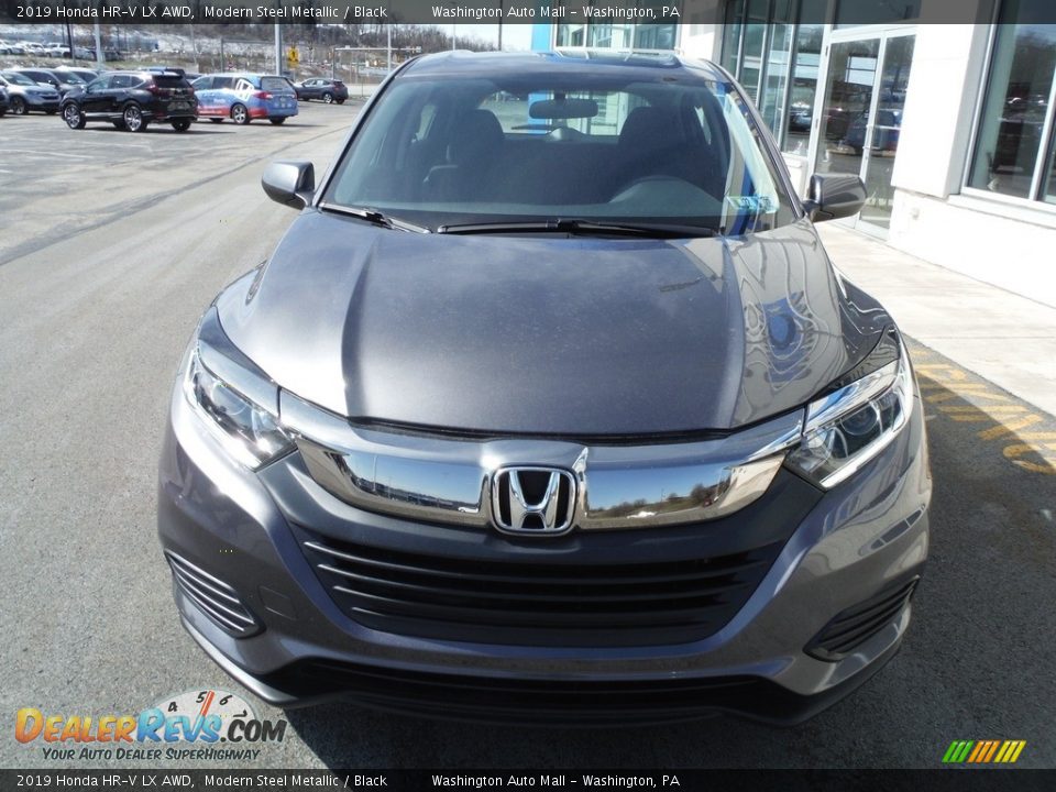 2019 Honda HR-V LX AWD Modern Steel Metallic / Black Photo #5