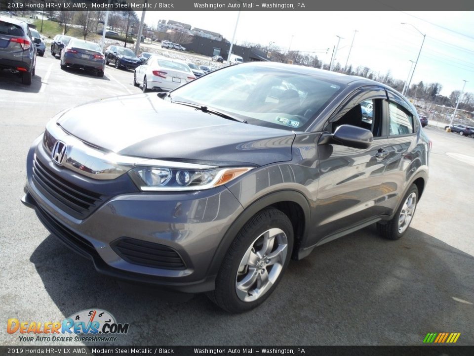 2019 Honda HR-V LX AWD Modern Steel Metallic / Black Photo #6