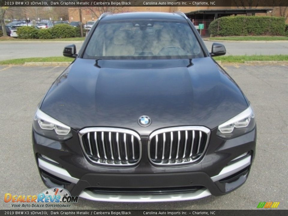 2019 BMW X3 sDrive30i Dark Graphite Metallic / Canberra Beige/Black Photo #5