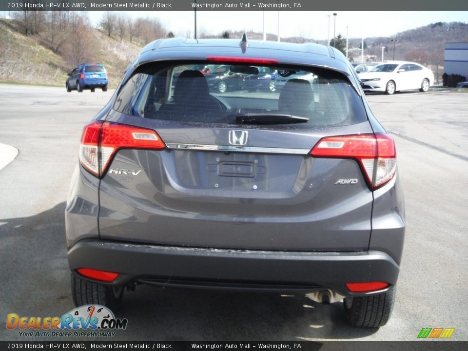 2019 Honda HR-V LX AWD Modern Steel Metallic / Black Photo #11