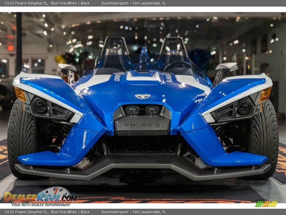 Blue Fire/White 2016 Polaris Slingshot SL Photo #36