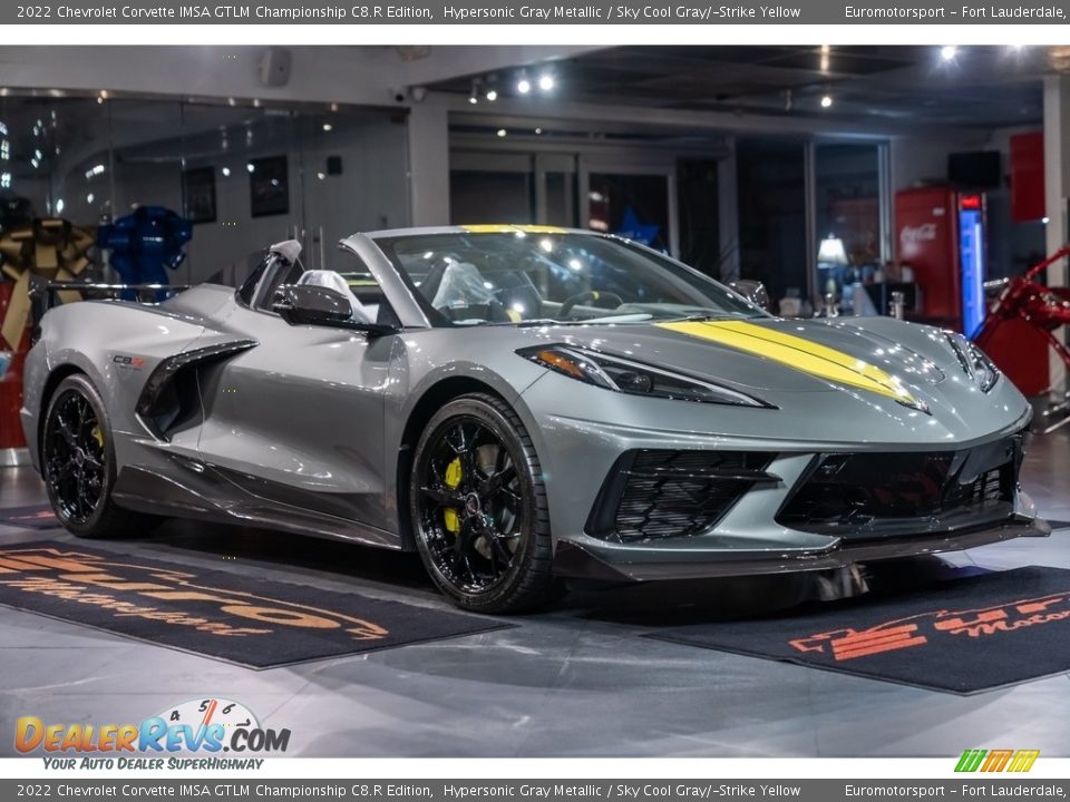 Front 3/4 View of 2022 Chevrolet Corvette IMSA GTLM Championship C8.R Edition Photo #1