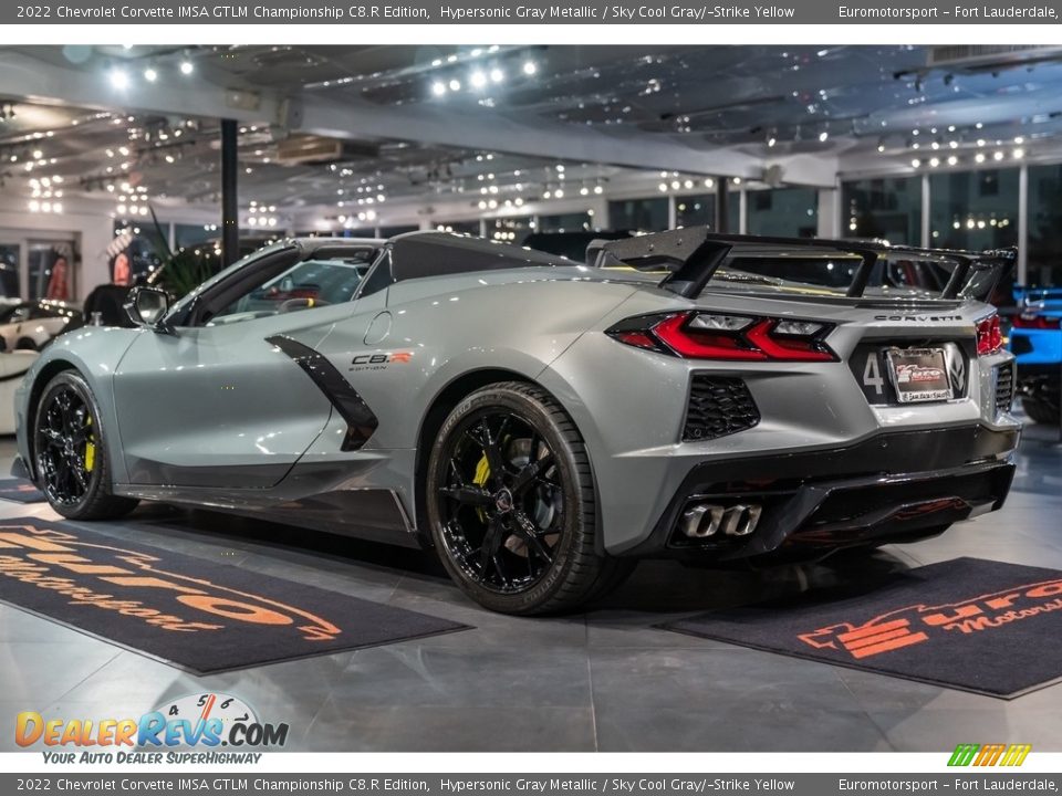 2022 Chevrolet Corvette IMSA GTLM Championship C8.R Edition Hypersonic Gray Metallic / Sky Cool Gray/­Strike Yellow Photo #7