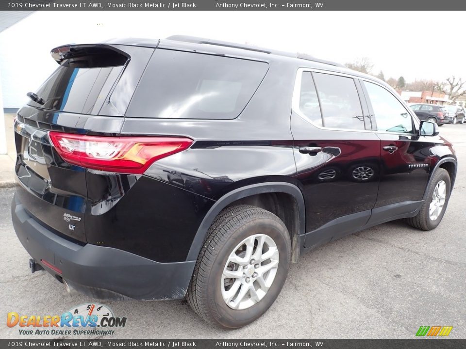 2019 Chevrolet Traverse LT AWD Mosaic Black Metallic / Jet Black Photo #3