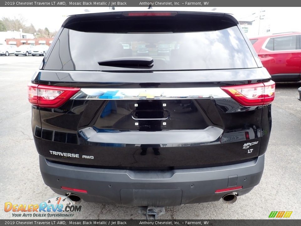 2019 Chevrolet Traverse LT AWD Mosaic Black Metallic / Jet Black Photo #4