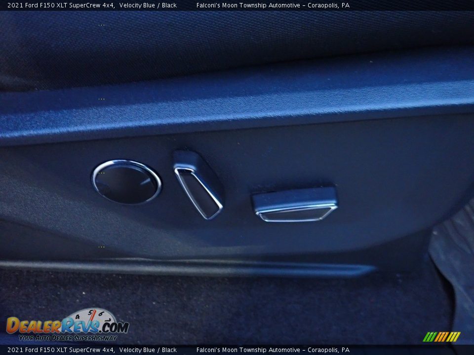 2021 Ford F150 XLT SuperCrew 4x4 Velocity Blue / Black Photo #11