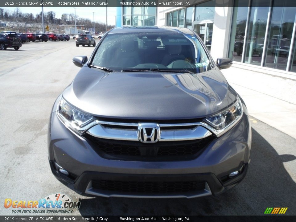 2019 Honda CR-V EX AWD Modern Steel Metallic / Gray Photo #5