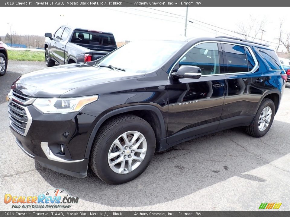 2019 Chevrolet Traverse LT AWD Mosaic Black Metallic / Jet Black Photo #8