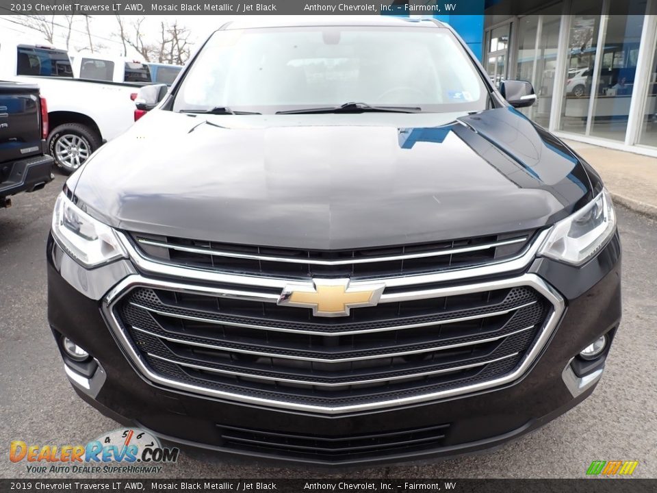 2019 Chevrolet Traverse LT AWD Mosaic Black Metallic / Jet Black Photo #9