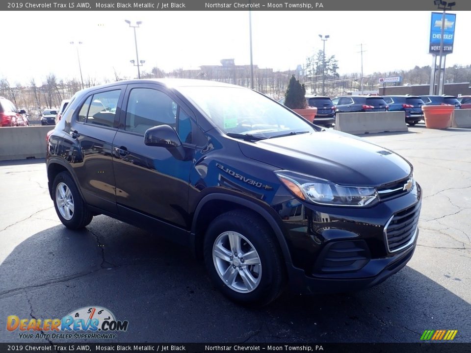 2019 Chevrolet Trax LS AWD Mosaic Black Metallic / Jet Black Photo #11