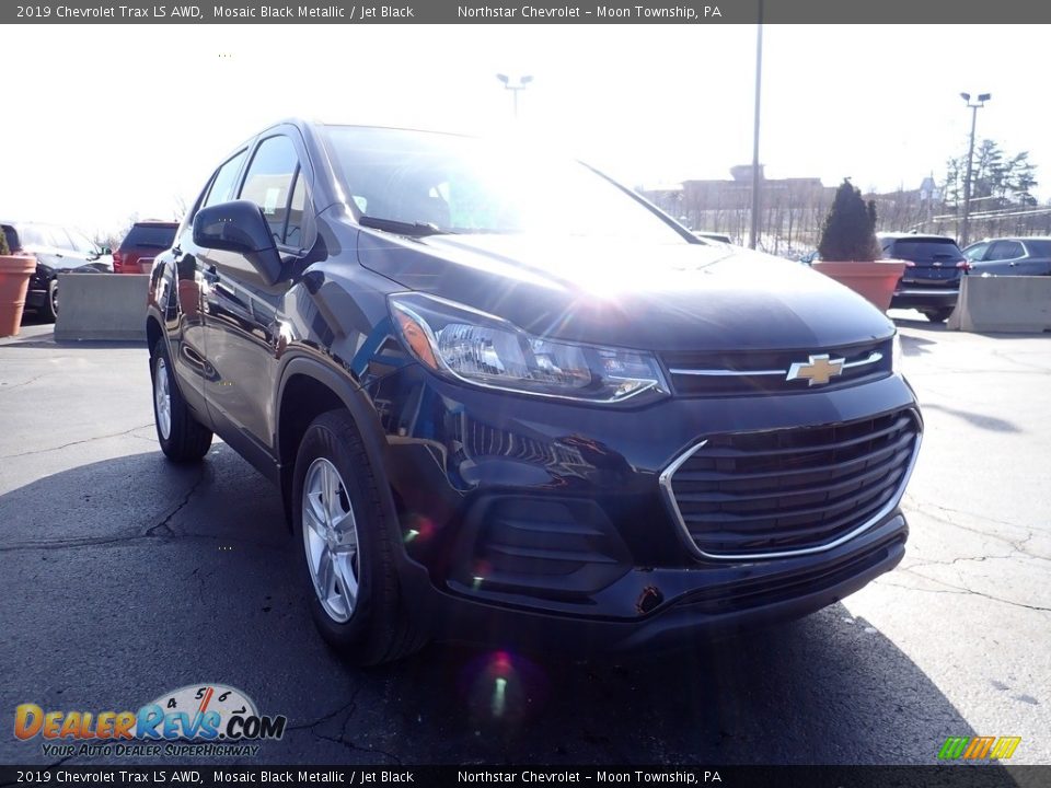 2019 Chevrolet Trax LS AWD Mosaic Black Metallic / Jet Black Photo #12