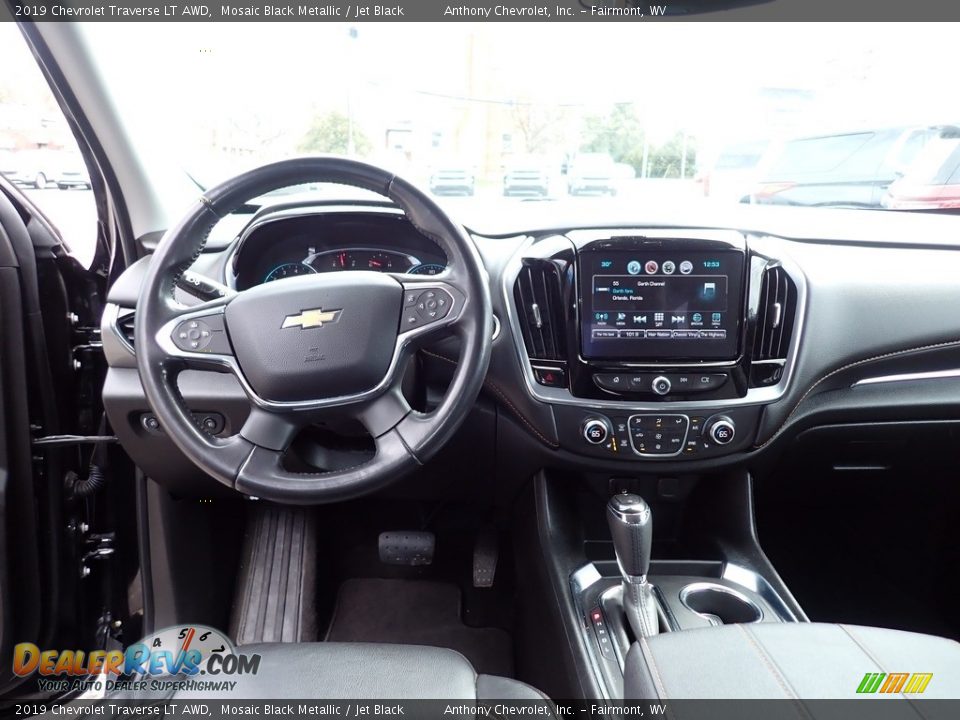 2019 Chevrolet Traverse LT AWD Mosaic Black Metallic / Jet Black Photo #13