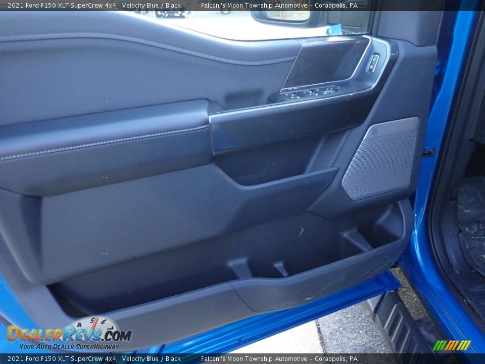 2021 Ford F150 XLT SuperCrew 4x4 Velocity Blue / Black Photo #19
