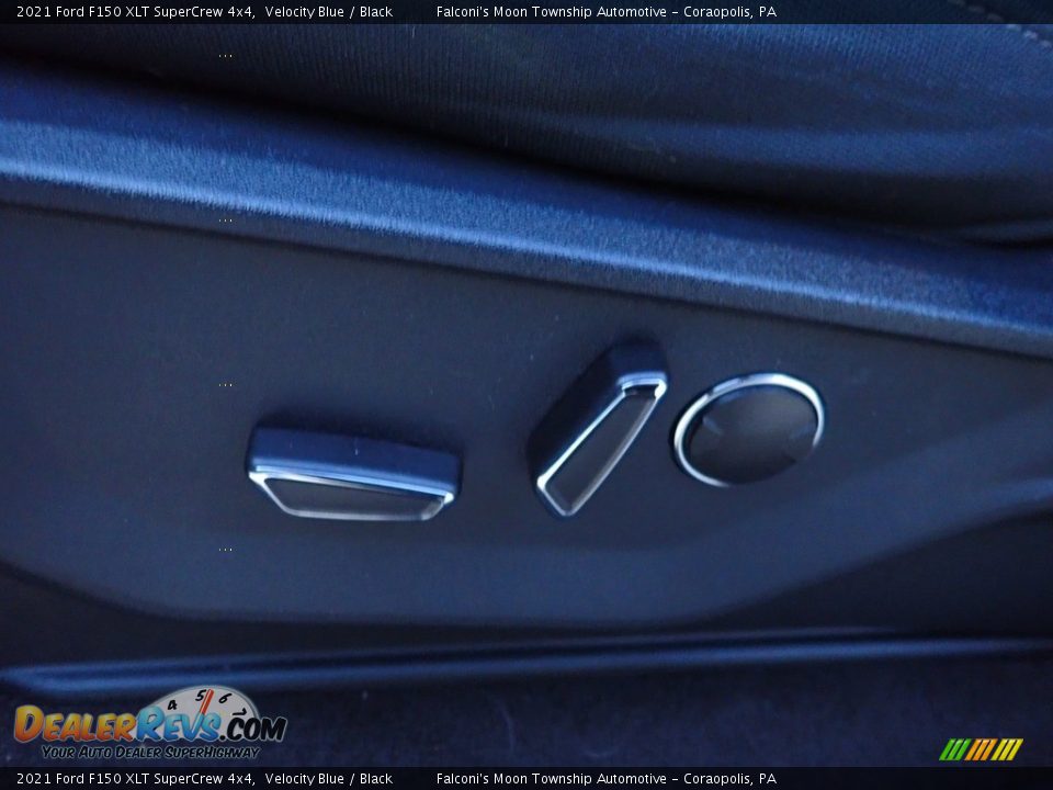 2021 Ford F150 XLT SuperCrew 4x4 Velocity Blue / Black Photo #20