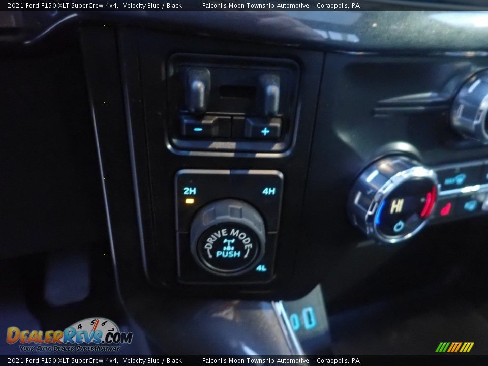 2021 Ford F150 XLT SuperCrew 4x4 Velocity Blue / Black Photo #23