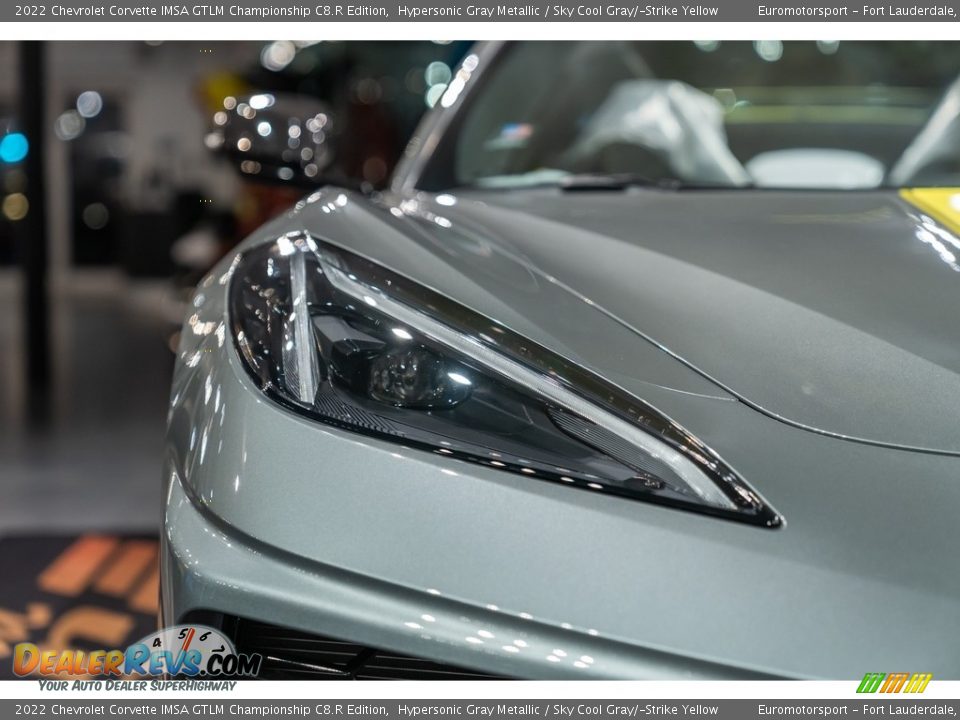2022 Chevrolet Corvette IMSA GTLM Championship C8.R Edition Hypersonic Gray Metallic / Sky Cool Gray/­Strike Yellow Photo #25