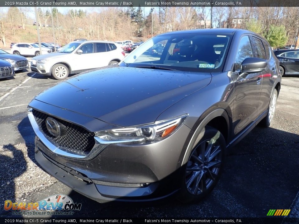 2019 Mazda CX-5 Grand Touring AWD Machine Gray Metallic / Black Photo #1