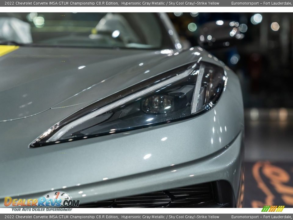 2022 Chevrolet Corvette IMSA GTLM Championship C8.R Edition Hypersonic Gray Metallic / Sky Cool Gray/­Strike Yellow Photo #31